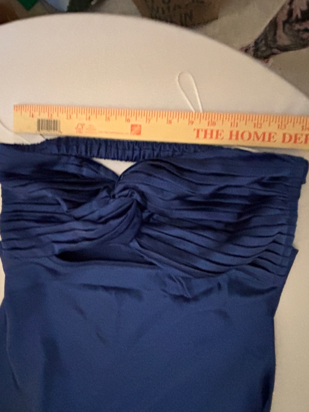 Royal Blue Slinky Strapless Form-fitting Dress ~ New Women’s Size 10 - Picture 12 of 15